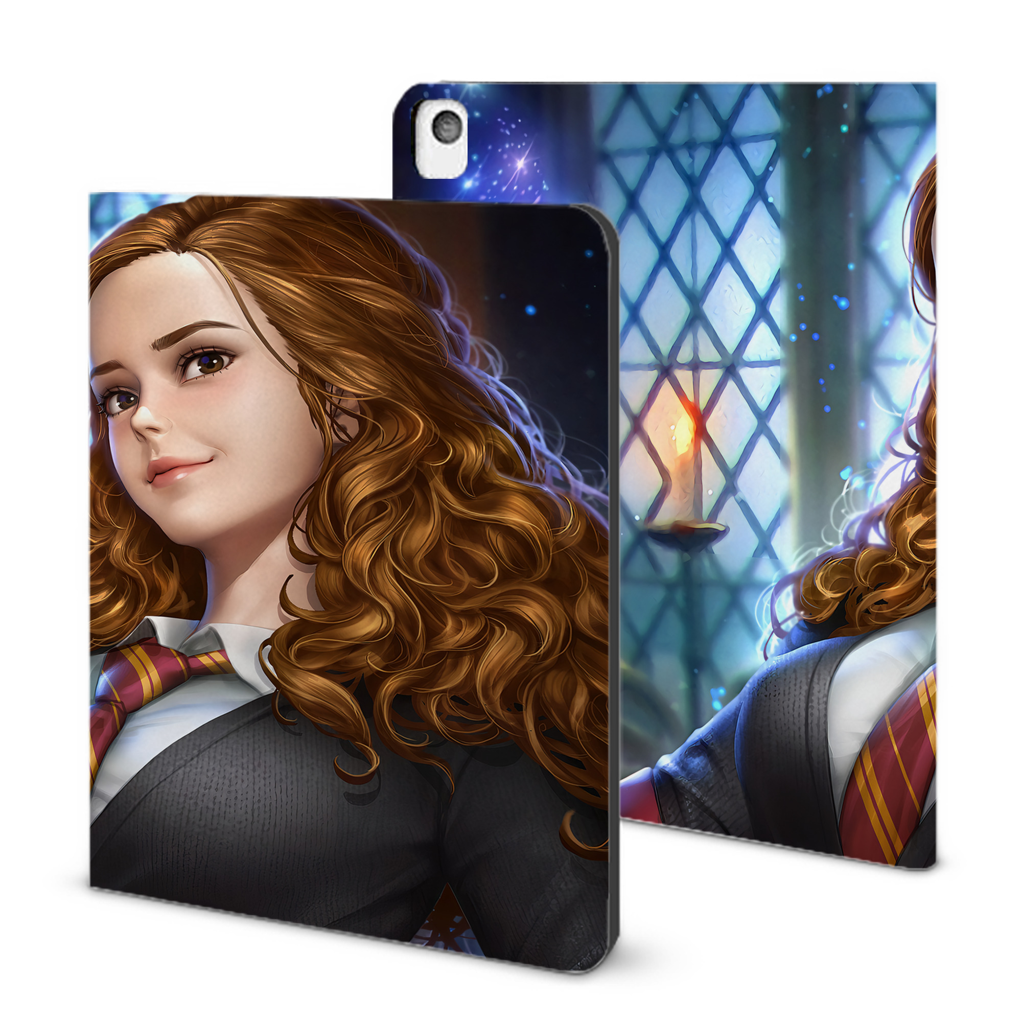 （画像用） Harry Potter ハリー・ポッターシリーズ IPadケース ペンホルダー付き ブックスタイルデザイン
